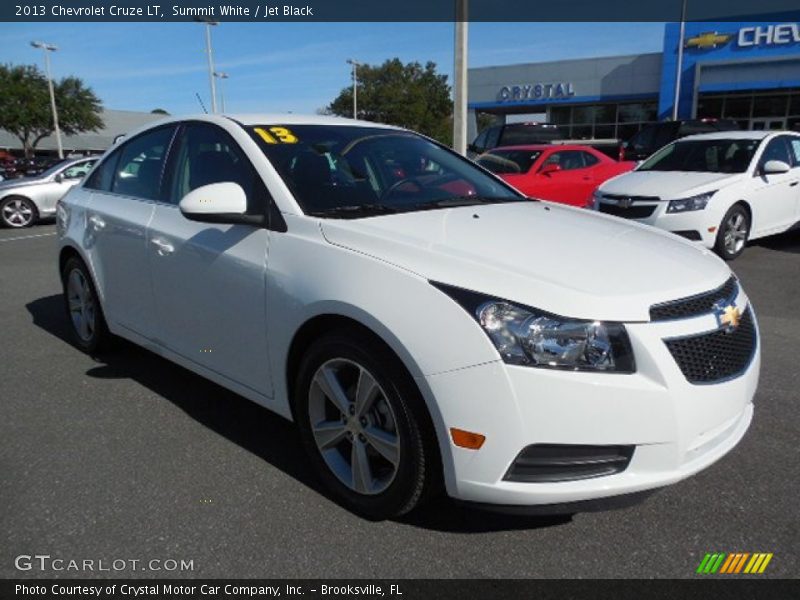 Summit White / Jet Black 2013 Chevrolet Cruze LT