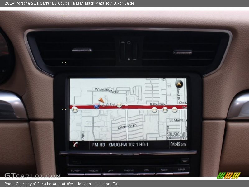 Navigation of 2014 911 Carrera S Coupe