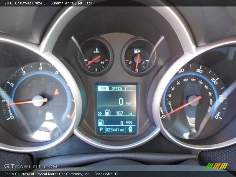 Summit White / Jet Black 2013 Chevrolet Cruze LT