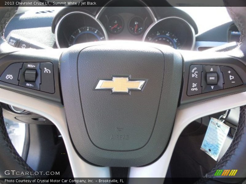 Summit White / Jet Black 2013 Chevrolet Cruze LT