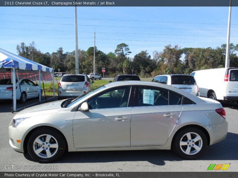 Champagne Silver Metallic / Jet Black 2013 Chevrolet Cruze LT