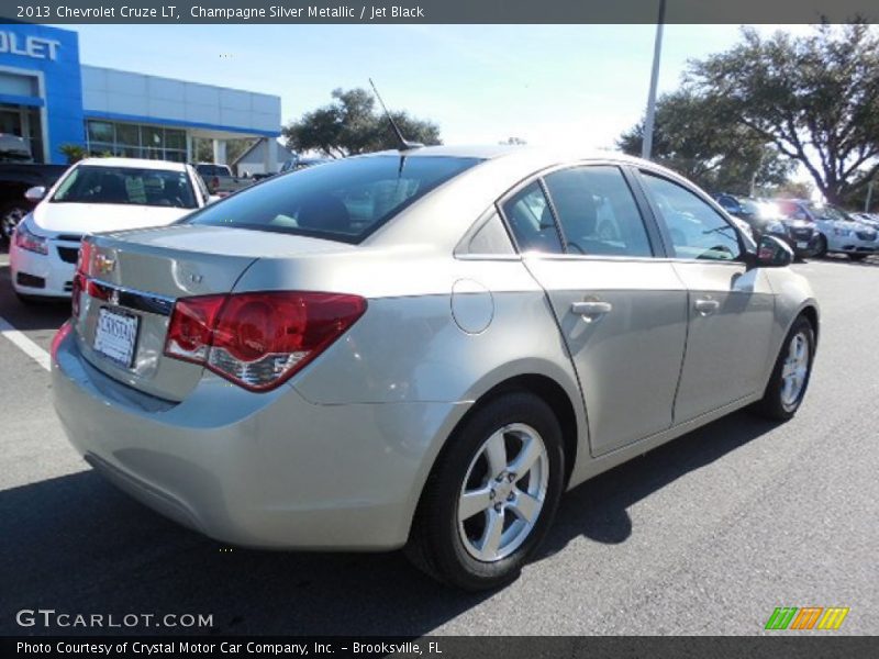 Champagne Silver Metallic / Jet Black 2013 Chevrolet Cruze LT