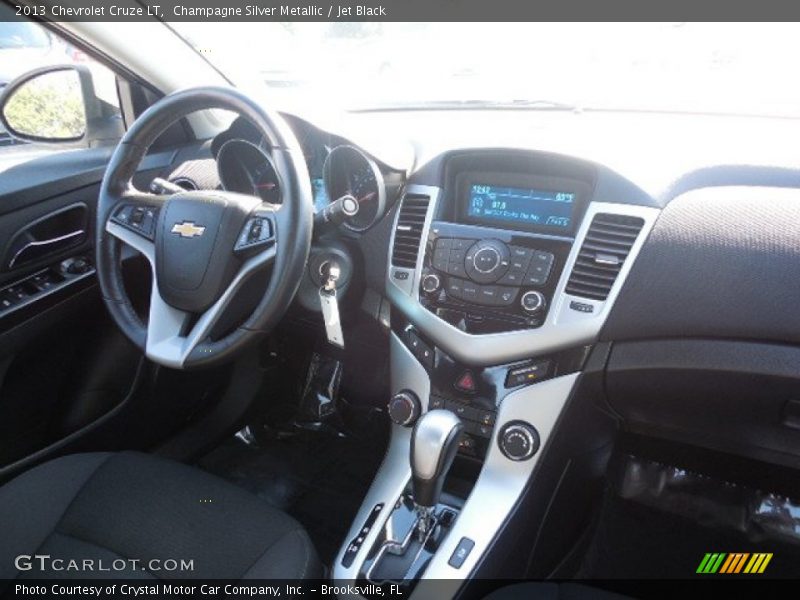 Champagne Silver Metallic / Jet Black 2013 Chevrolet Cruze LT