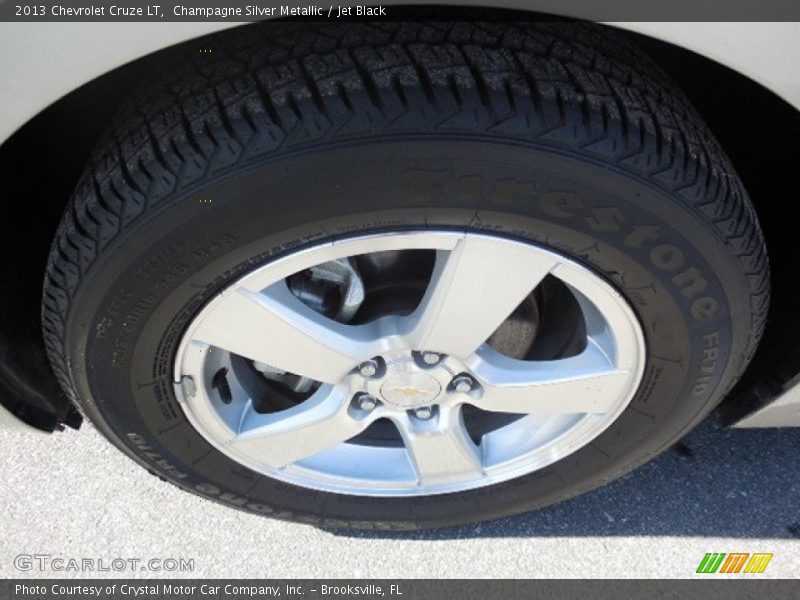 Champagne Silver Metallic / Jet Black 2013 Chevrolet Cruze LT