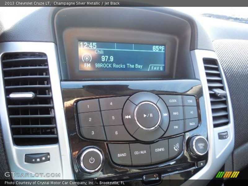 Champagne Silver Metallic / Jet Black 2013 Chevrolet Cruze LT