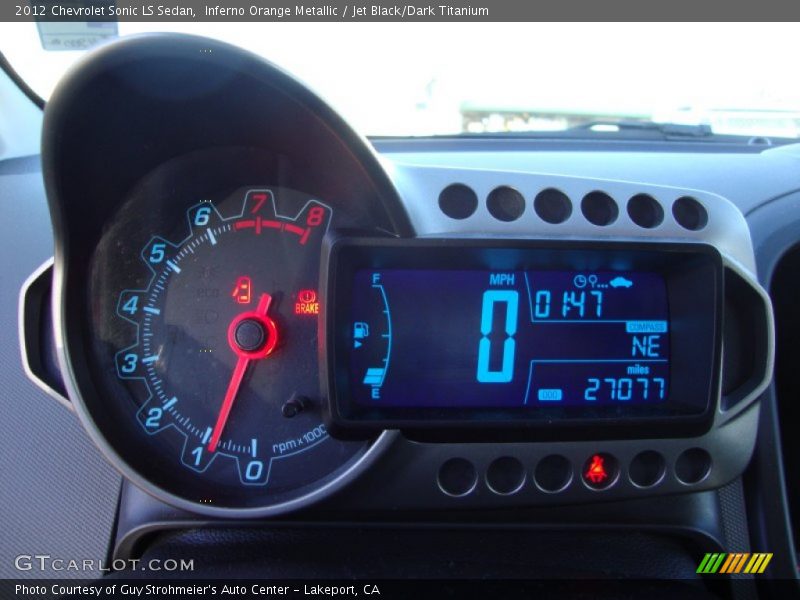  2012 Sonic LS Sedan LS Sedan Gauges