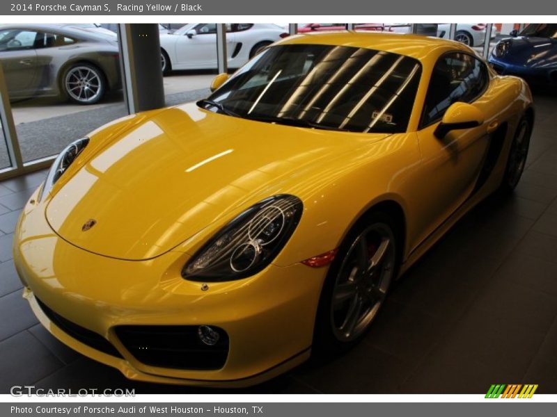Racing Yellow / Black 2014 Porsche Cayman S