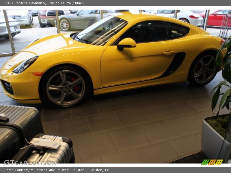 Racing Yellow / Black 2014 Porsche Cayman S