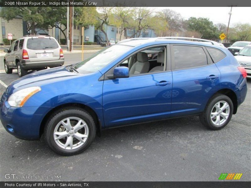 Indigo Blue Metallic / Gray 2008 Nissan Rogue SL
