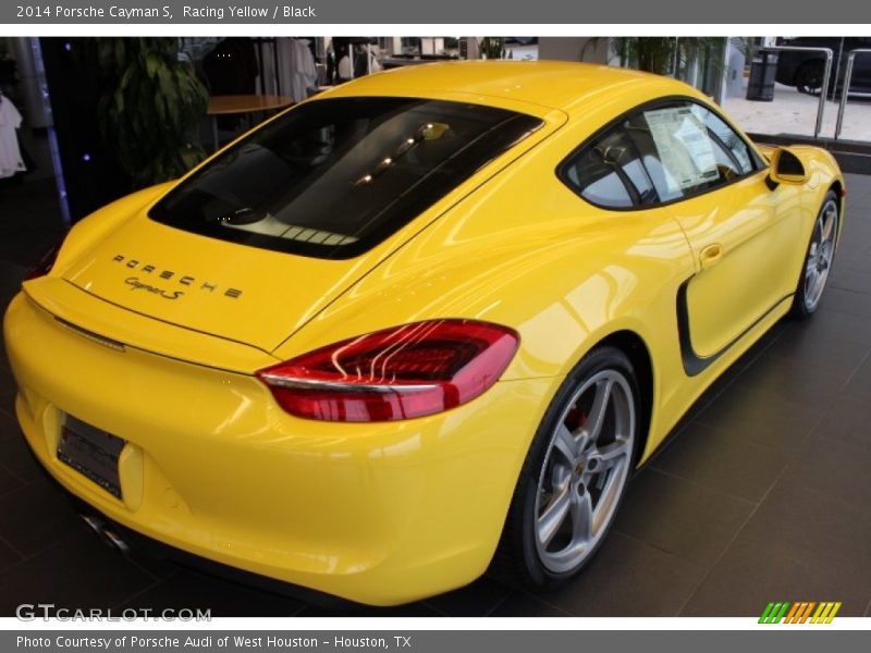 Racing Yellow / Black 2014 Porsche Cayman S