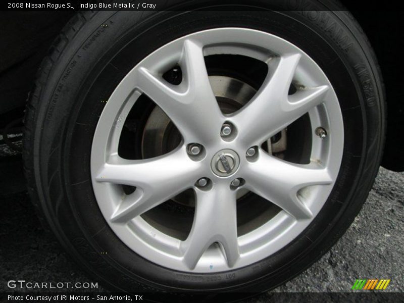 Indigo Blue Metallic / Gray 2008 Nissan Rogue SL