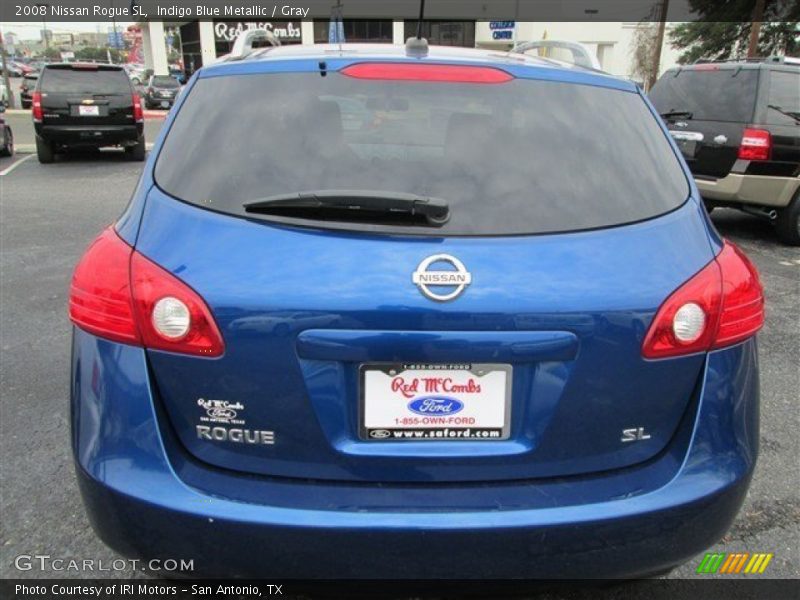Indigo Blue Metallic / Gray 2008 Nissan Rogue SL