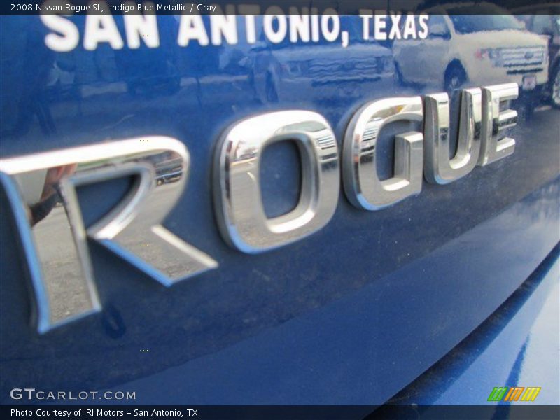 Indigo Blue Metallic / Gray 2008 Nissan Rogue SL
