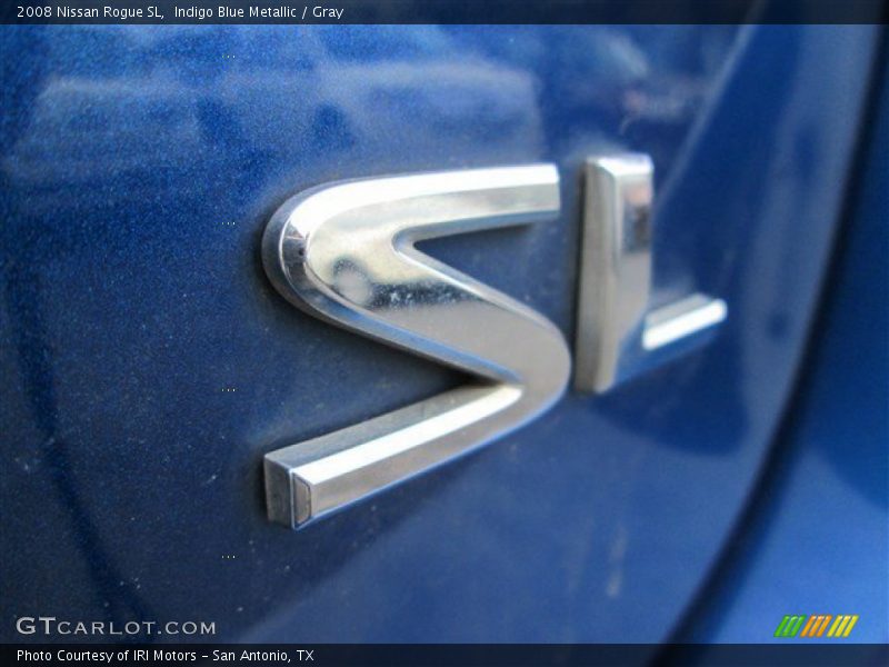 Indigo Blue Metallic / Gray 2008 Nissan Rogue SL