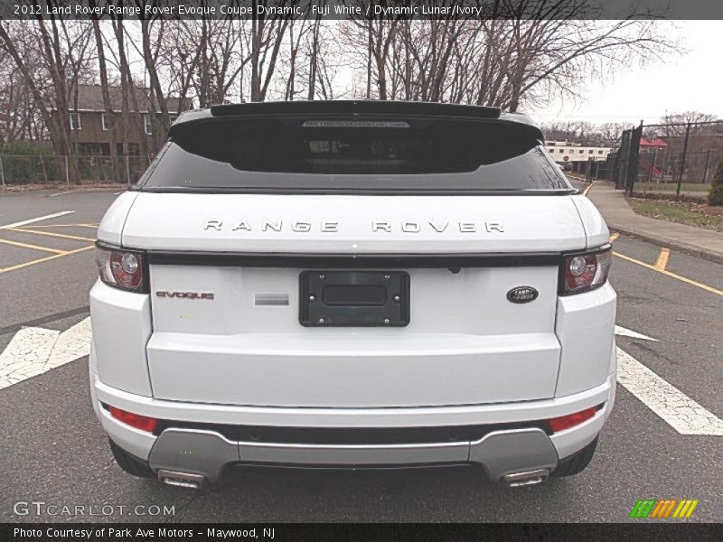 Fuji White / Dynamic Lunar/Ivory 2012 Land Rover Range Rover Evoque Coupe Dynamic