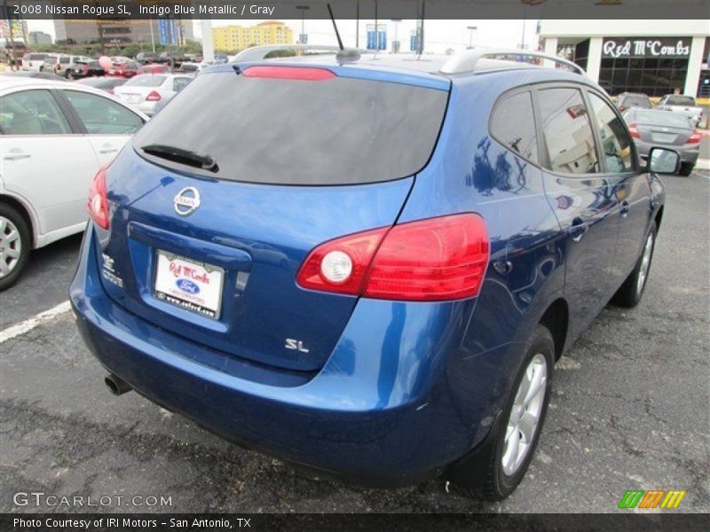 Indigo Blue Metallic / Gray 2008 Nissan Rogue SL