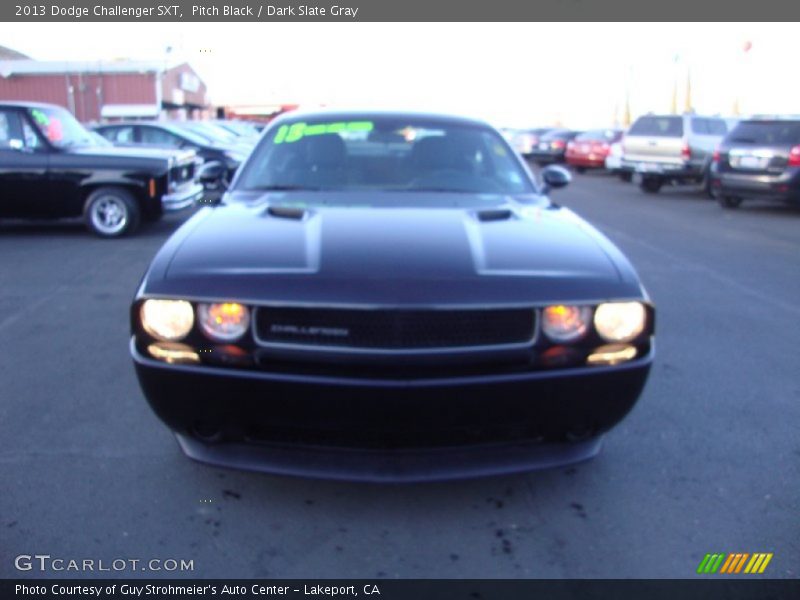 Pitch Black / Dark Slate Gray 2013 Dodge Challenger SXT