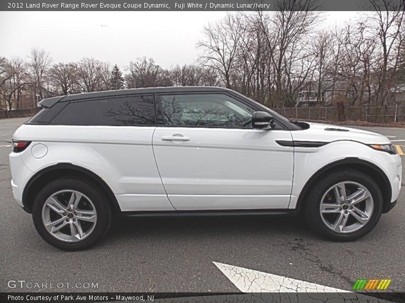 Fuji White / Dynamic Lunar/Ivory 2012 Land Rover Range Rover Evoque Coupe Dynamic