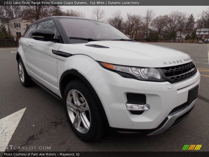 Fuji White / Dynamic Lunar/Ivory 2012 Land Rover Range Rover Evoque Coupe Dynamic