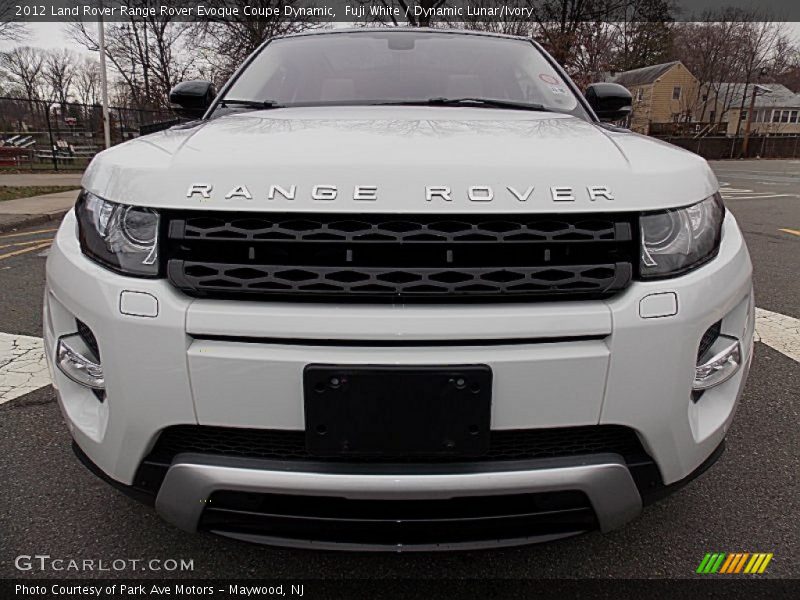 Fuji White / Dynamic Lunar/Ivory 2012 Land Rover Range Rover Evoque Coupe Dynamic