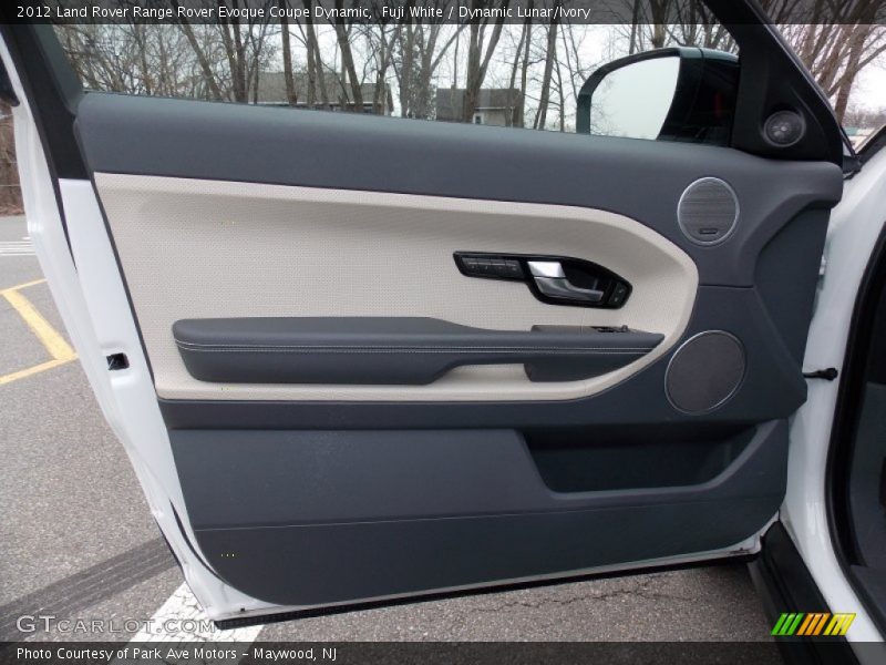 Fuji White / Dynamic Lunar/Ivory 2012 Land Rover Range Rover Evoque Coupe Dynamic