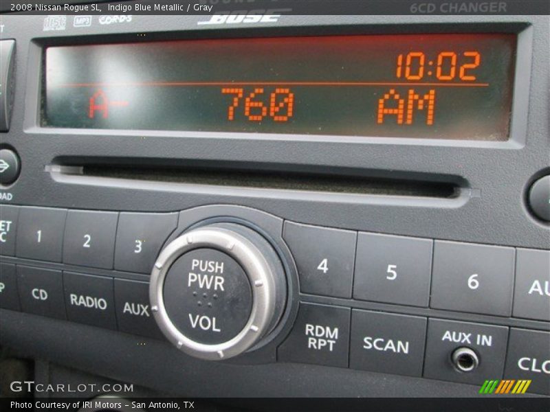 Indigo Blue Metallic / Gray 2008 Nissan Rogue SL
