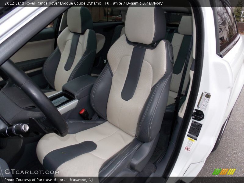 Fuji White / Dynamic Lunar/Ivory 2012 Land Rover Range Rover Evoque Coupe Dynamic