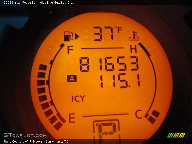 Indigo Blue Metallic / Gray 2008 Nissan Rogue SL