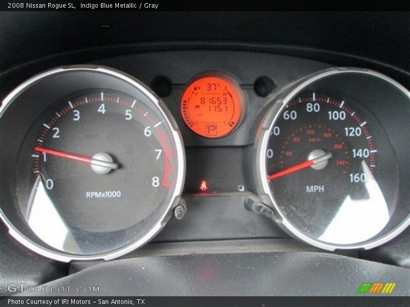 Indigo Blue Metallic / Gray 2008 Nissan Rogue SL