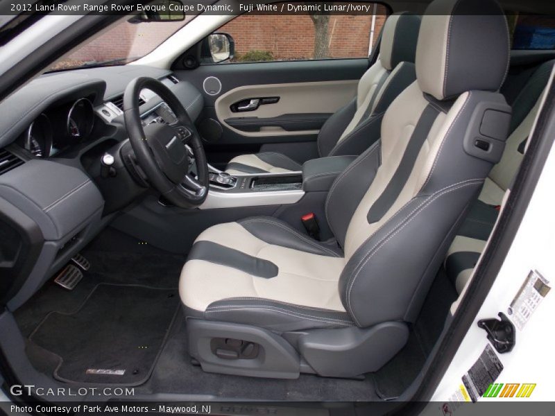Fuji White / Dynamic Lunar/Ivory 2012 Land Rover Range Rover Evoque Coupe Dynamic