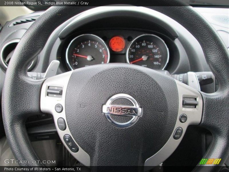 Indigo Blue Metallic / Gray 2008 Nissan Rogue SL