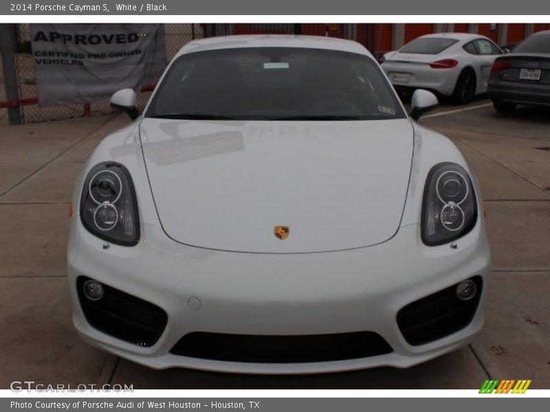 White / Black 2014 Porsche Cayman S