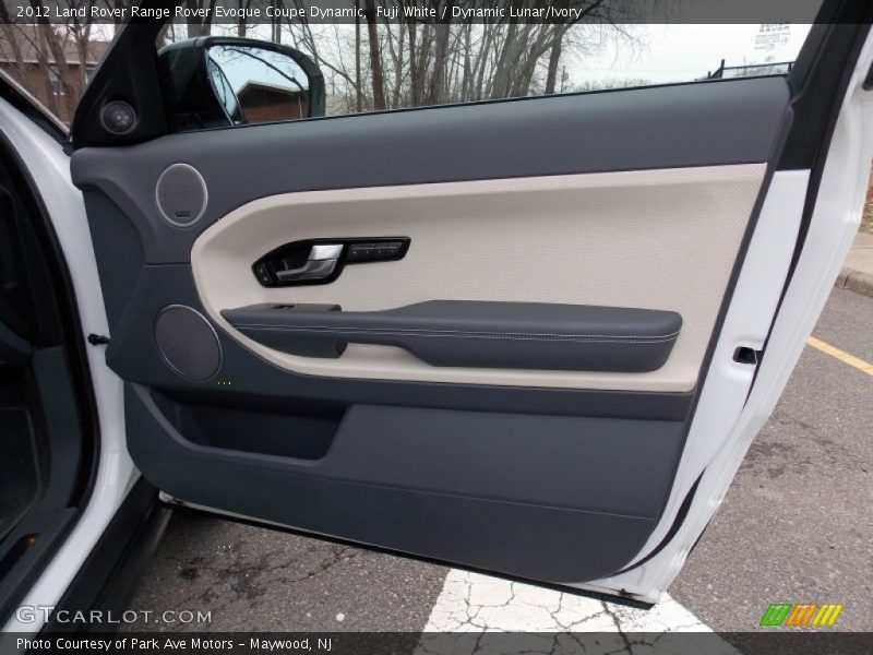 Fuji White / Dynamic Lunar/Ivory 2012 Land Rover Range Rover Evoque Coupe Dynamic