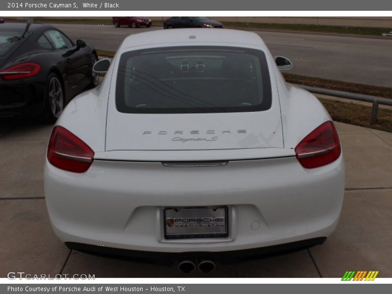 White / Black 2014 Porsche Cayman S
