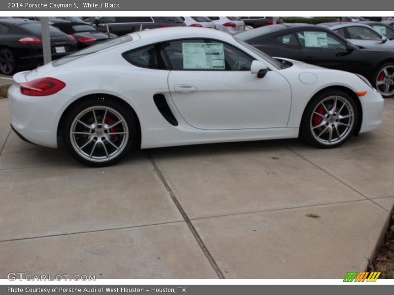 White / Black 2014 Porsche Cayman S