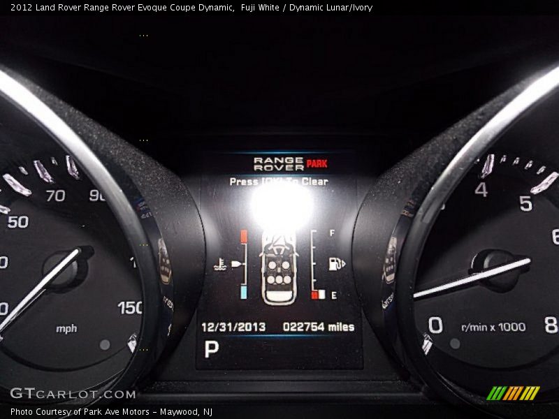 Fuji White / Dynamic Lunar/Ivory 2012 Land Rover Range Rover Evoque Coupe Dynamic