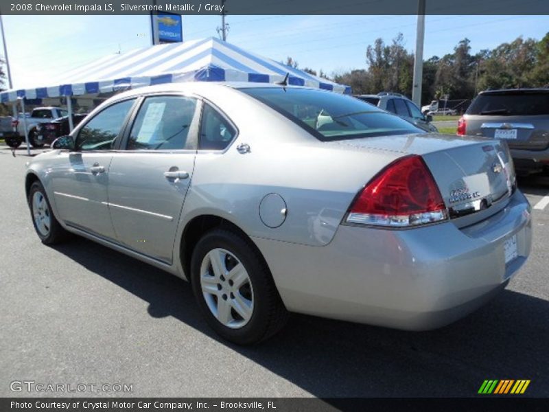 Silverstone Metallic / Gray 2008 Chevrolet Impala LS