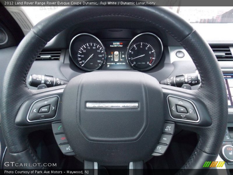 Fuji White / Dynamic Lunar/Ivory 2012 Land Rover Range Rover Evoque Coupe Dynamic