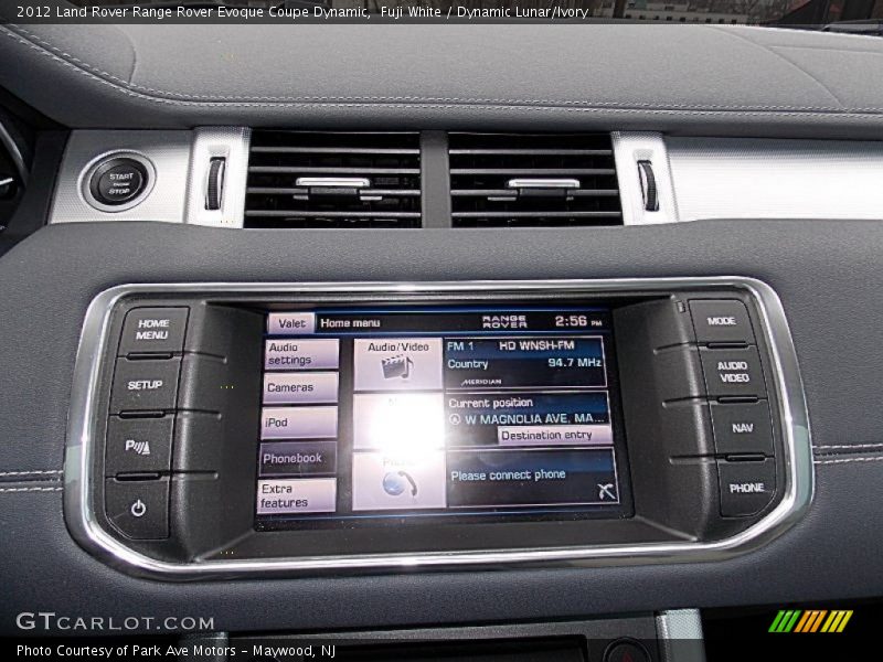 Fuji White / Dynamic Lunar/Ivory 2012 Land Rover Range Rover Evoque Coupe Dynamic