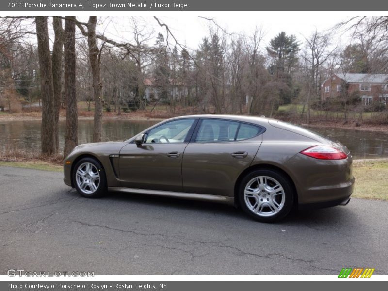 Topaz Brown Metallic / Luxor Beige 2011 Porsche Panamera 4