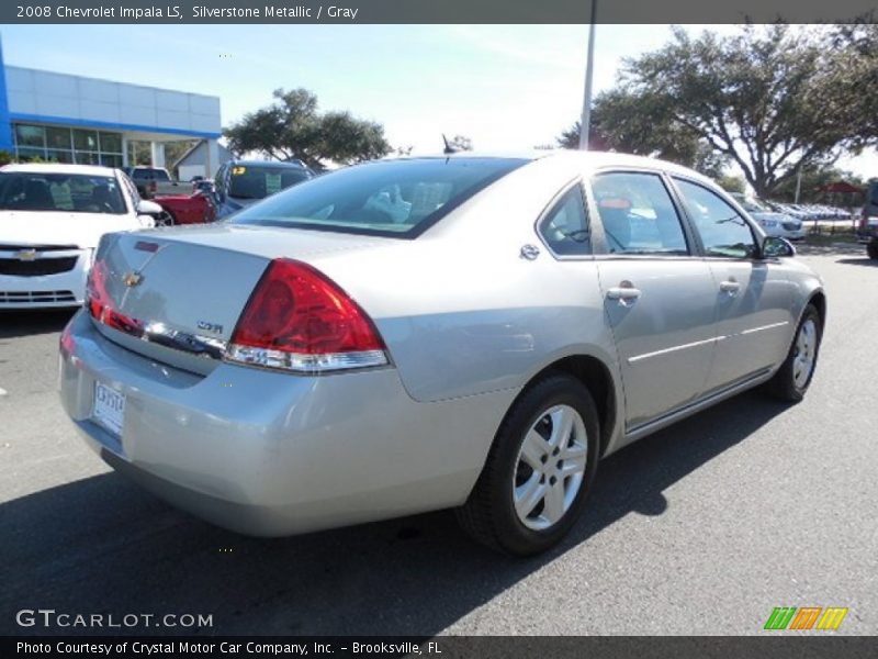 Silverstone Metallic / Gray 2008 Chevrolet Impala LS