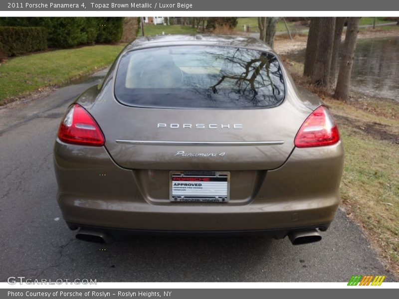 Topaz Brown Metallic / Luxor Beige 2011 Porsche Panamera 4