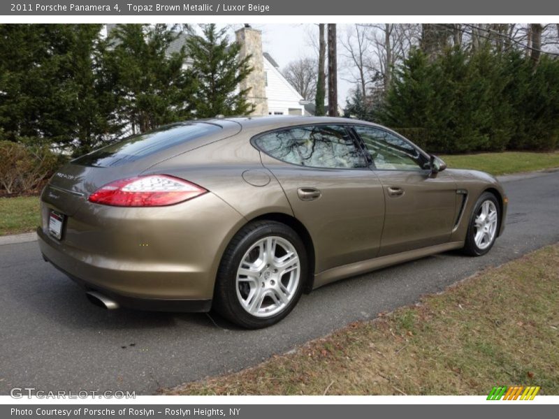 Topaz Brown Metallic / Luxor Beige 2011 Porsche Panamera 4