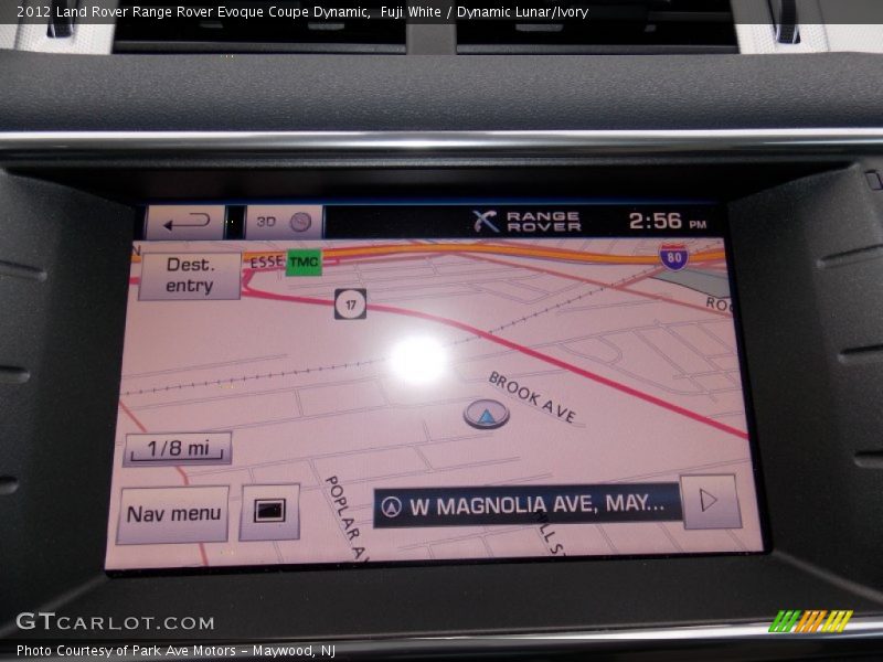 Fuji White / Dynamic Lunar/Ivory 2012 Land Rover Range Rover Evoque Coupe Dynamic