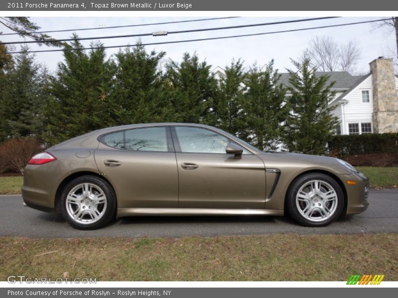  2011 Panamera 4 Topaz Brown Metallic