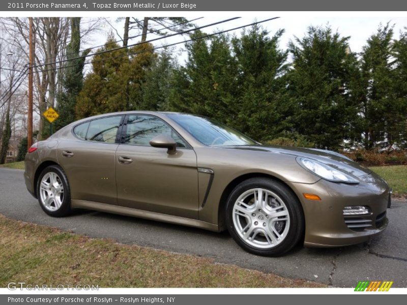 Front 3/4 View of 2011 Panamera 4