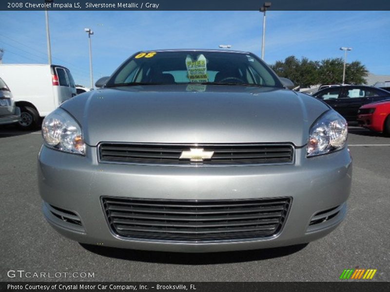 Silverstone Metallic / Gray 2008 Chevrolet Impala LS