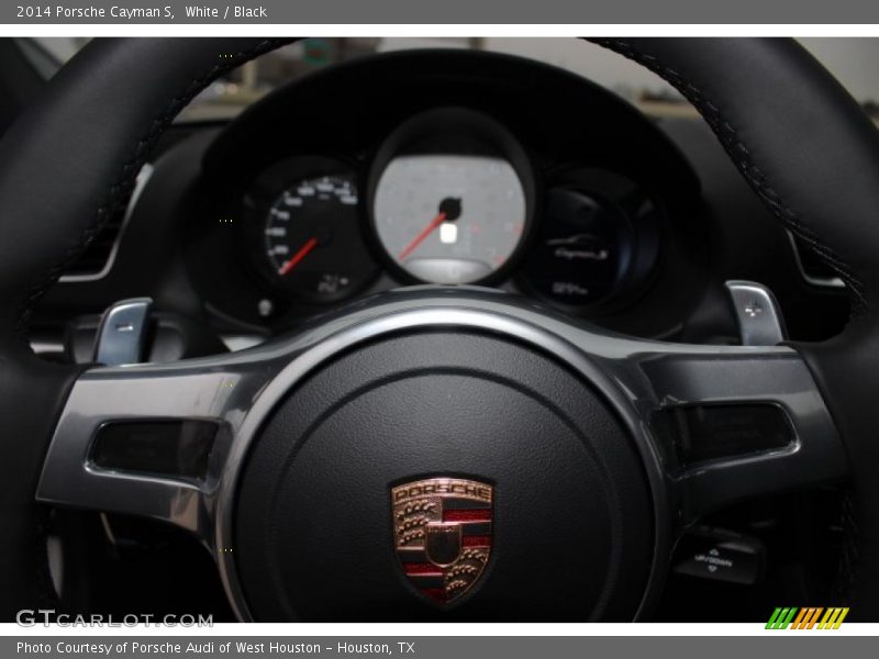 White / Black 2014 Porsche Cayman S