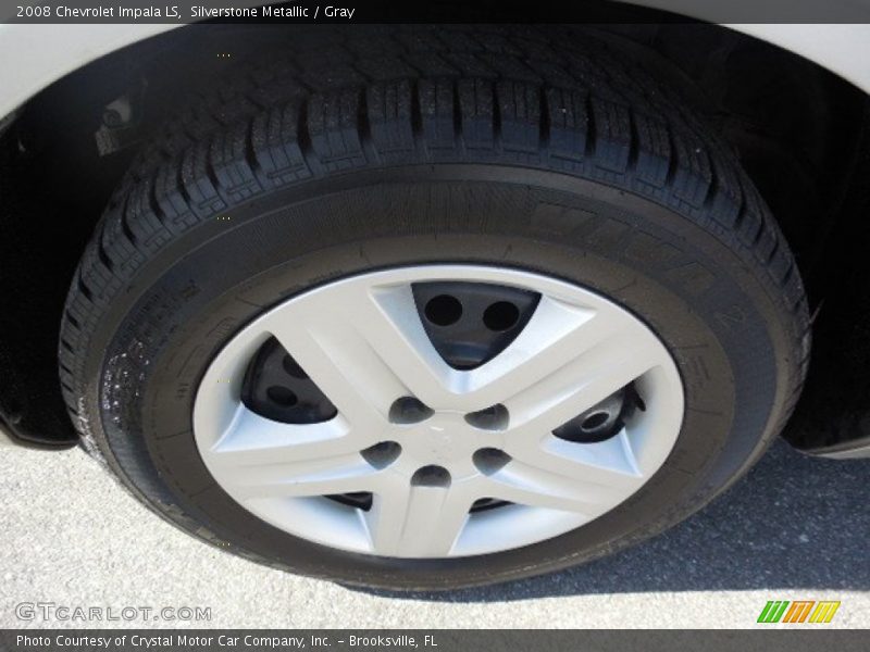 Silverstone Metallic / Gray 2008 Chevrolet Impala LS