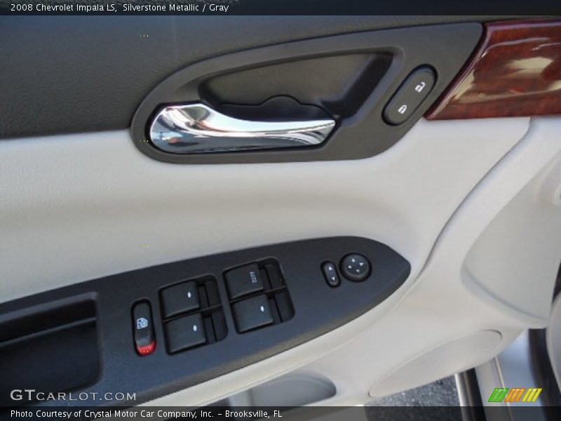 Silverstone Metallic / Gray 2008 Chevrolet Impala LS